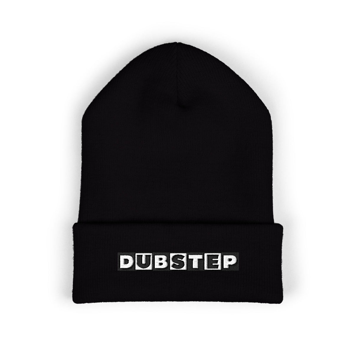 Embroidered Dubstep Cuffed Beanie